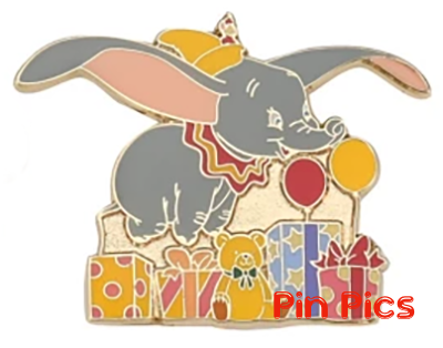 JDS - Dumbo & Timothy Mouse with Presents - Japan 30th Anniversary - Pin Set