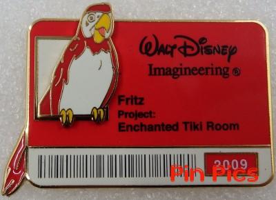 WDI - Fritz -  Tiki Room Bird - ID Badge Series 2009