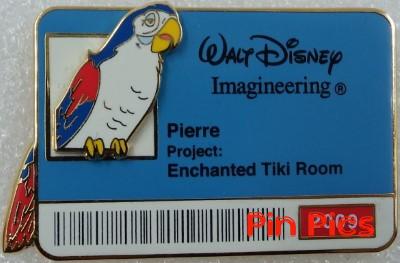 WDI - Pierre - Tiki Room Bird - ID Badge Series 2009