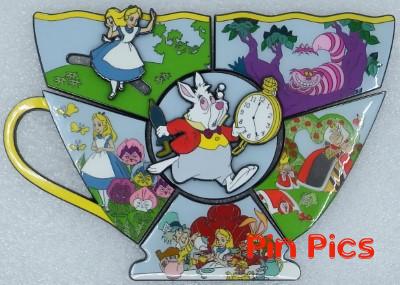 Loungefly - Alice Teacup Puzzle Set - Alice in Wonderland