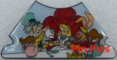 Trade Auction: - DLR 2015 Hidden Mickey Mad Tea Party Cup 5 Pin Set, Ends:  Sunday, January 28, 8pm MST