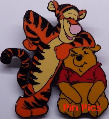 Tigger Leaning on Pooh