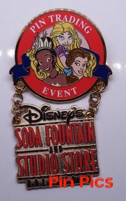 DSSH - Tiana, Rapunzel and Belle - Pin Trading Event - Logo