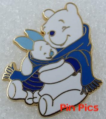 JDS - Pooh & Piglet - Hugging - Winter White