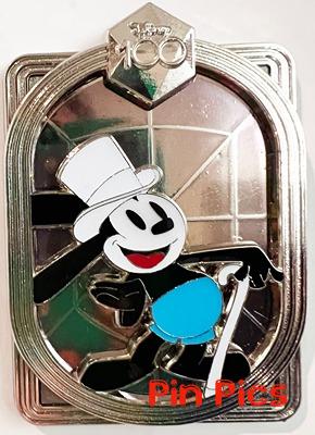 DEC - Oswald the Lucky Rabbit - Celebrating With Character - Disney 100 - Silver Frame