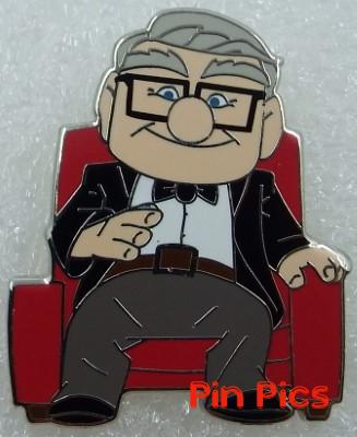 Old Carl - Pixar UP - Mystery - Old Man Sitting in Red Chair