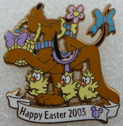 WDW - Pluto & Chics - Parade of Pins - Easter 2003
