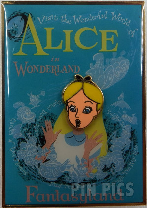 DLR - Framed Attraction Poster (Alice in Wonderland)