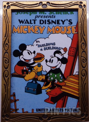 WDW - Mickey & Minnie - Building a Building - Nostalgia Movie Poster