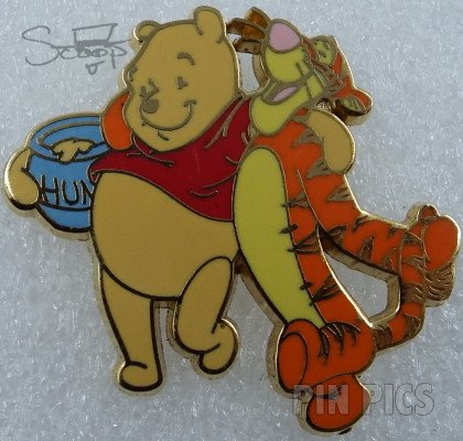 DLR - Tigger & Pooh Together - Cast Member Lanyard Series - Pooh Friends