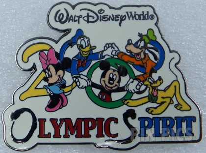 WDW - Mickey, Minnie, Donald, Goofy & Pluto - Olympic Spirit 2000