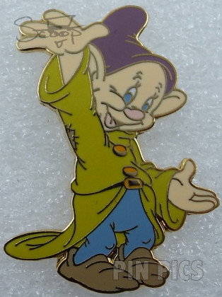 DLR - Dopey #3 - Cast Member Lanyard Series - Snow White and the Seven Dwarfs