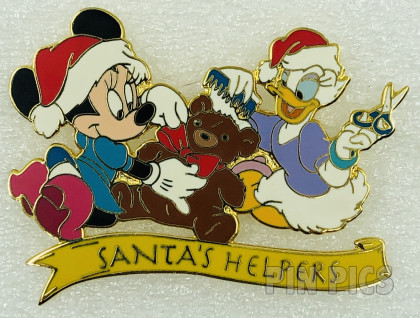 Auctions - Minnie and Daisy - Santa Helper - P.I.N.S.