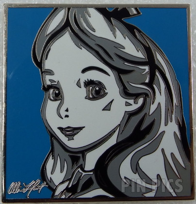 DLR - Allison Lefcort Color Portrait Boxed Pin (Alice in Wonderland)