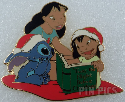 Disney Auctions - Lilo and Stitch Christmas Holiday pin set #2 (Storybook Time)