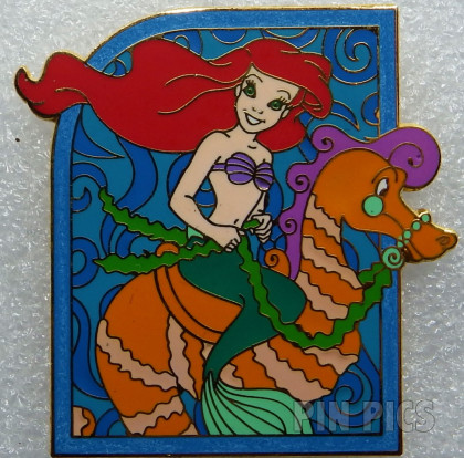 Princesses With Their Horses (Ariel and Seahorse)