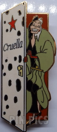 Disney Auctions - Cruella - 101 Dalmatians - Dressing Room Door
