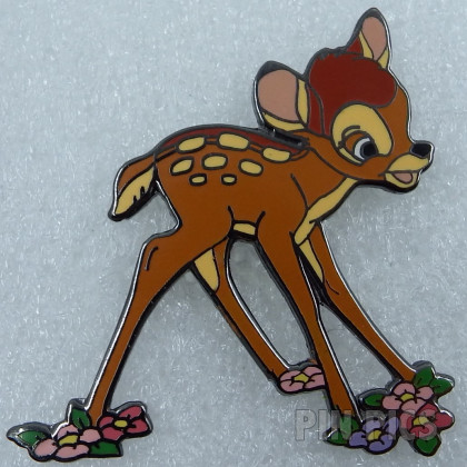 Bambi & Thumper on Flowers 2 Pin Set (Bambi)