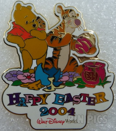 WDW - Pooh & Tigger - Happy Easter 2004