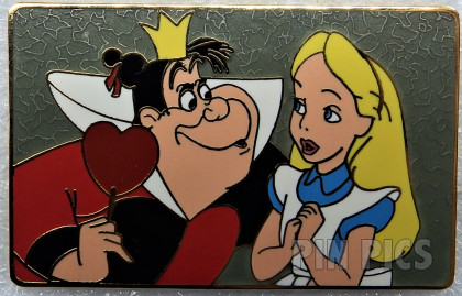 Disney Auctions - Alice with the Queen of Hearts