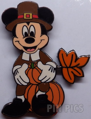 DL - Pilgrim Mickey - Pumpkin - Thanksgiving - Pumpkin