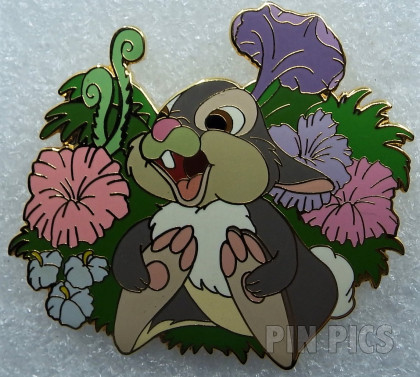Disney Auctions - Thumper Among Flowers - P.I.N.S.