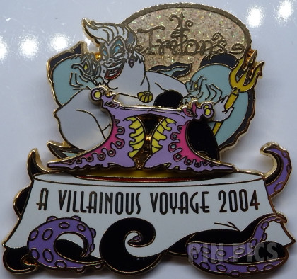 DCL - A Villainous Voyage Pin Cruise (Ursula in Tritons)