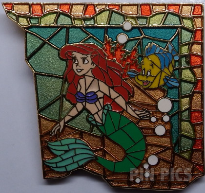 DCL Triton's Wall Mosaic Series (Ariel & Flounder)