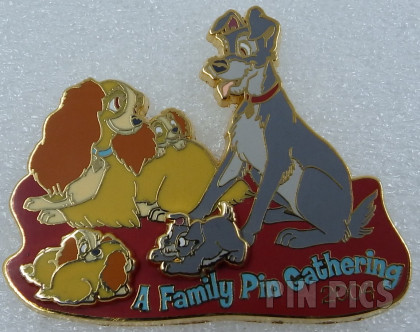 WDW - Lady and the Tramp Family - Family Pin Gathering