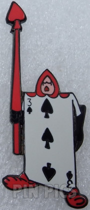 3 of Spades - Playing Cards -  Alice in Wonderland