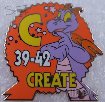 WDW - Figment - Create - Epcot Parking Signs - Cast Lanyard Series #3