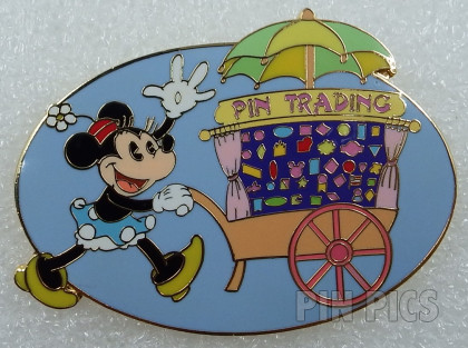 Disney Auctions - Minnie Mouse Pin Trading Cart