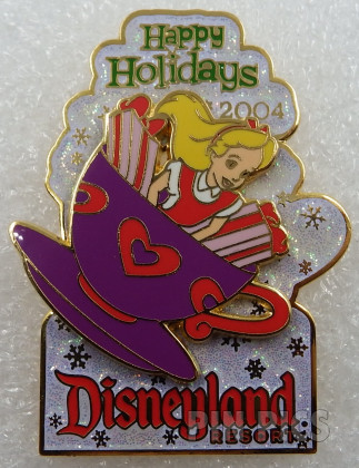 DisneyPins.com - Disneyland - Happy Holidays (Alice)