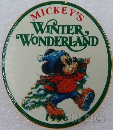 Mickey Mouse with Christmas Tree - Mickey's Winter Wonderland - 1996