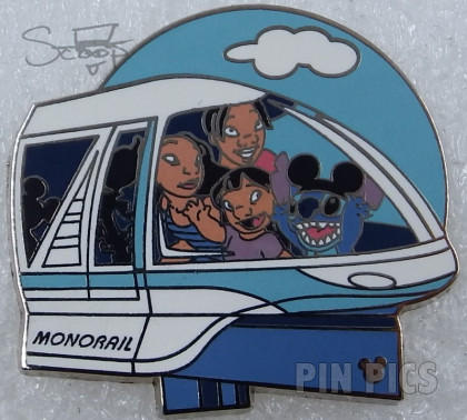 WDW - Lilo and Stitch - Monorail - Transportation Series - Cast Lanyard Series #3