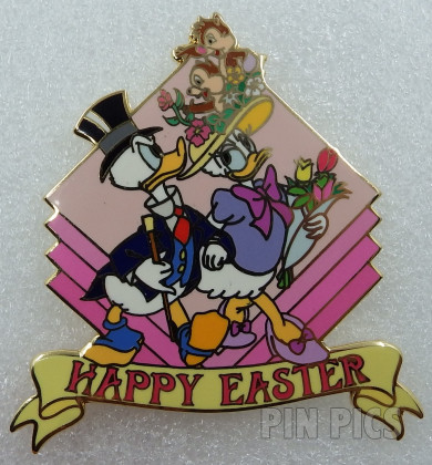 Disney Auctions - Donald & Daisy Duck with Chip & Dale (Easter)
