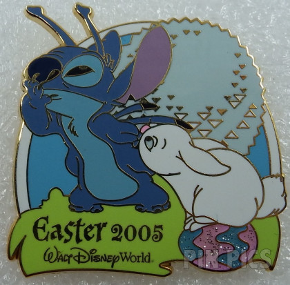 WDW - Stitch - Easter Egg Hunt 2005 Collection - White bunny