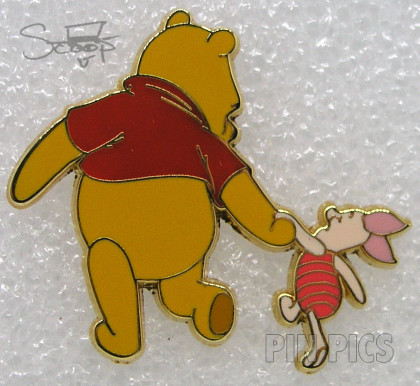 Booster Collection (Winnie the Pooh & Friends) 4 Pin Set (Pooh & Piglet Walking)