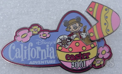 DCA - Mickey in Egg - Easter 2001 - Disney California Adventure