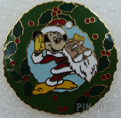 WDW - Mickey Mouse - Santa Christmas Wreath