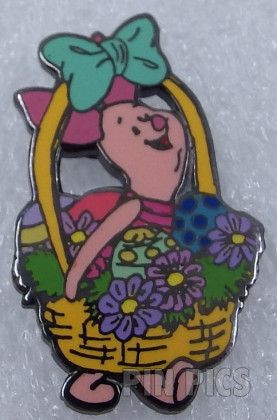 DL - Piglet in a Basket - Easter 2001