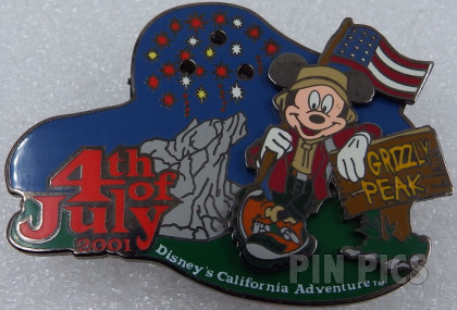 DL - Mickey - 4th of July - Patriotic - Grizzly Peak - Light Up