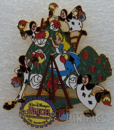 Disney Auctions - Alice in Wonderland 50th Ann. Series (Cards Painting Roses)