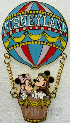 DL - Mickey and Minnie - Hot Air Balloon - Dangle