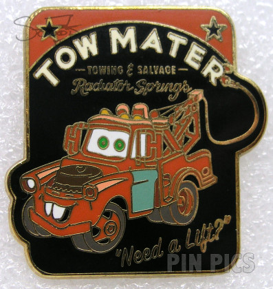 Disney/pixar's Cars - Started Set - Tow Mater Pin (Artist Proof)