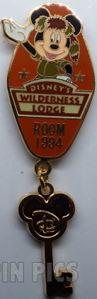 WDW - Mickey Mouse - Resorts Room Keys - Disney's Wilderness Lodge