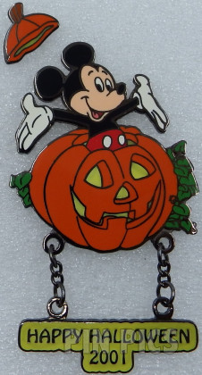 Disneyland Halloween Mickey Jumping out of a Pumpkin