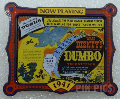 DIS - Dumbo - Poster - 1941 - 100 Years of Dreams - Pin 50