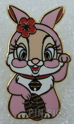 TDR - Thumper & Miss Bunny - Maneki Neko - Year of the Rabbit 2011 - 2 Pin Set - TDL