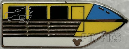 DL - Mark II Yellow - Monorails - Hidden Mickey 2011